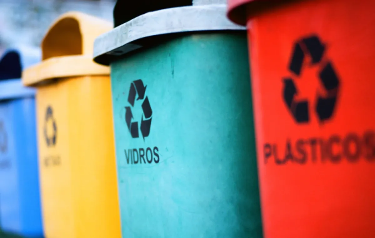 Contenedores para separar la basura