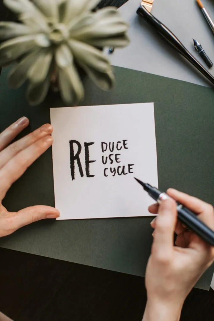 Reduce, reutiliza, recicla.